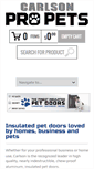 Mobile Screenshot of carlsonpropets.com