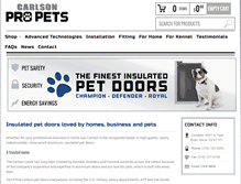 Tablet Screenshot of carlsonpropets.com